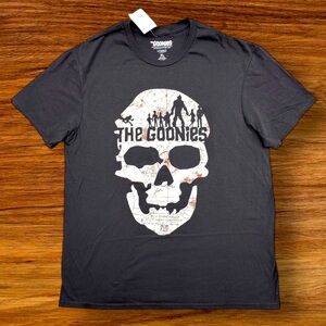 The Goonies Retro Black Graphic T-Shirt Size XXL Unisex